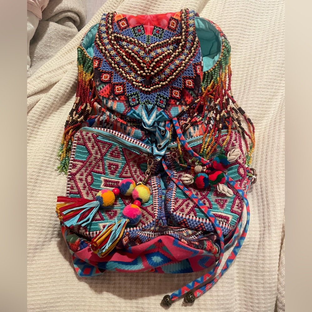 COPY - Camilla Backpack with gorgeous beading and detailing